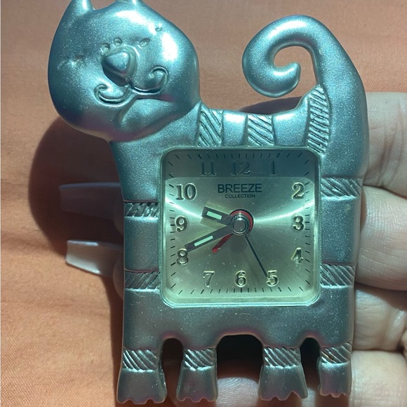 Cat standing clock Breeze collection - Picture 5 of 13